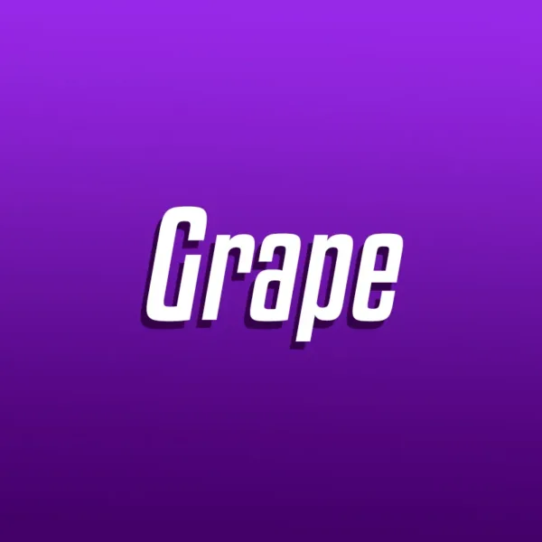 Grape flavour e liquid