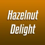 Hazlenut Delight over brown background