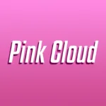 Pink Cloud over a coloured background