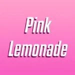 Pink Lemonade over pink background