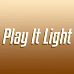 Play it light over brown background