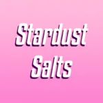 Stardust Salts over pink background