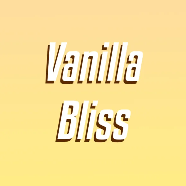 Vanilla bliss e liquid