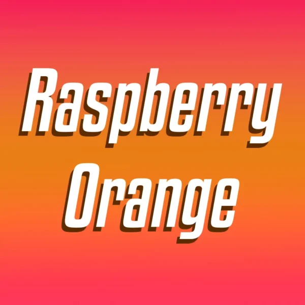 Raspberry orange e-liquid